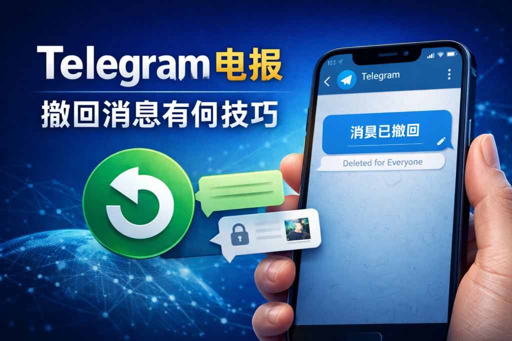 Telegram電報訊息可否能撤回？
